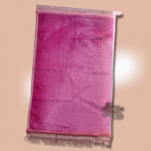 Tapis en velours rose